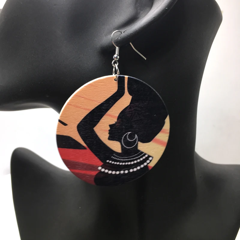 Африканские женские деревянные серьги|wooden earrings|african wooden earringswooden african earrings |