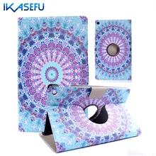 IKASEFU 360 Rotating PU Leather Case Cover For Amazon Kindle New Fire HD 8 HD8 2016 Filp Coque Fundas for Amazon Kindle Fire HD8