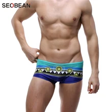 Трусы боксеры с принтом 5 стиль Мужская купальная одежда, Шорты для купания красивые мужские плавки водный спортивный купальник
