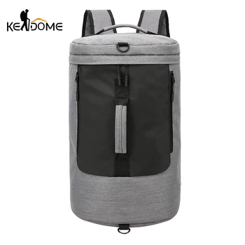 

35L Multifunctional Training Gym Backpack Basketball Bag USB Charging Travel Handbag Outdoor Sports Fitness Bucket Bags XA930WD