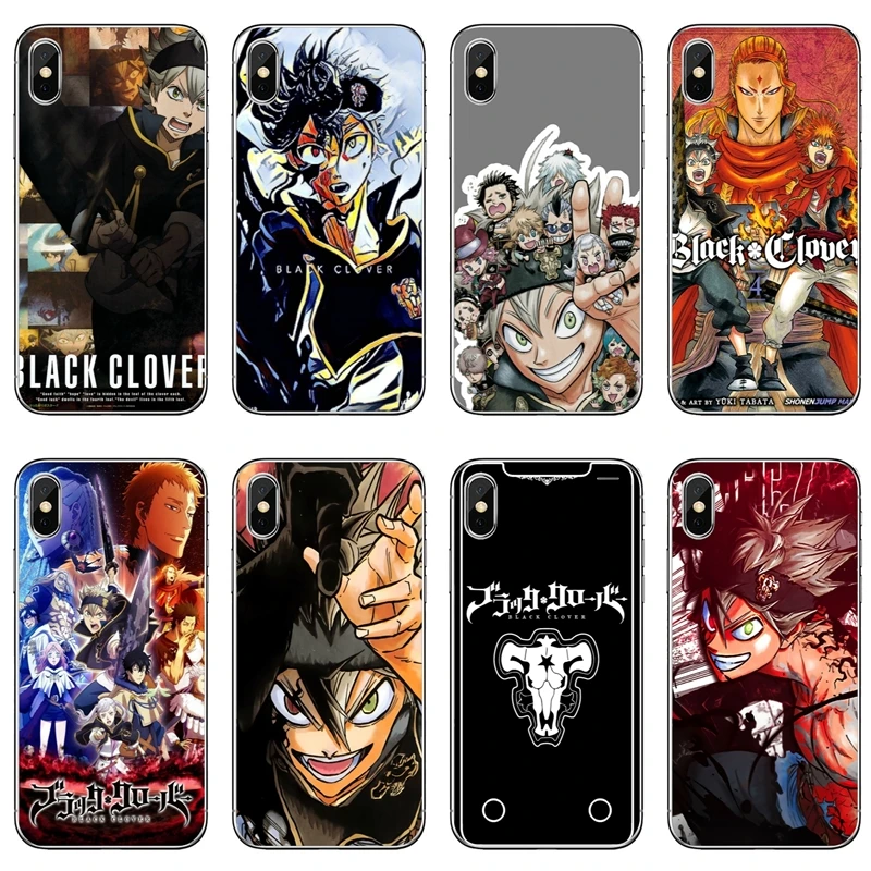 

Manga Anime Black Clover For iPhone X XR XS Max 8 7 6s 6 plus SE 5s 5c 5 4s 4 iPod Touch case Soft phone cover cases