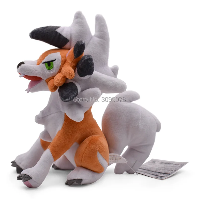 Горячие игрушки сидя Lycanroc Сумерки форма рок Peluche 24 см плюшевые куклы для лучших подарков