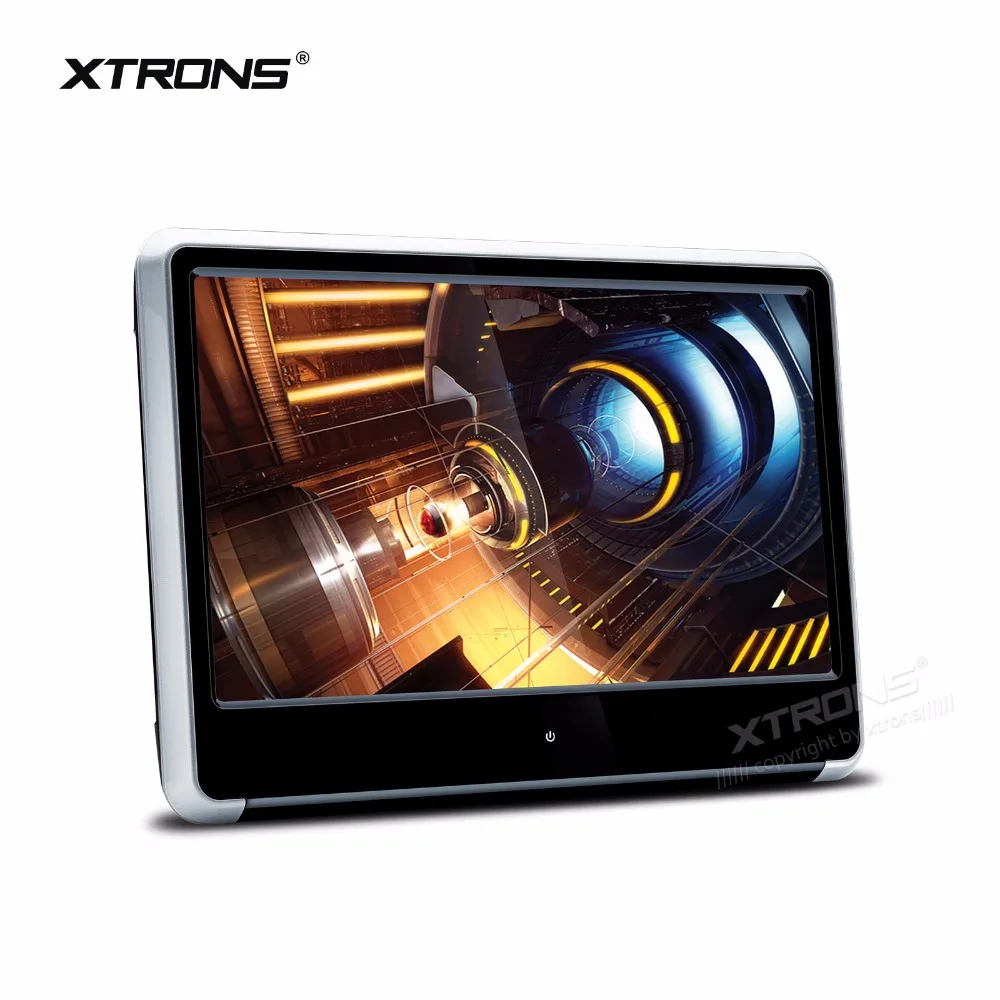 Perfect XTRONS 1pc Monitor 11.6 inch HD Digital TFT IPS Touch Panel 1080P Video Car Headrest DVD Player with HDMI Port FM-TX USB GAME 1