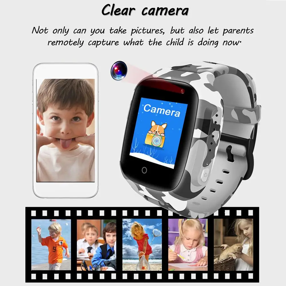 Smart Watch Kids GPS WiFi 600mAh Battery Baby Smartwatch IP67 Waterproof SOS for Children Support Take Video