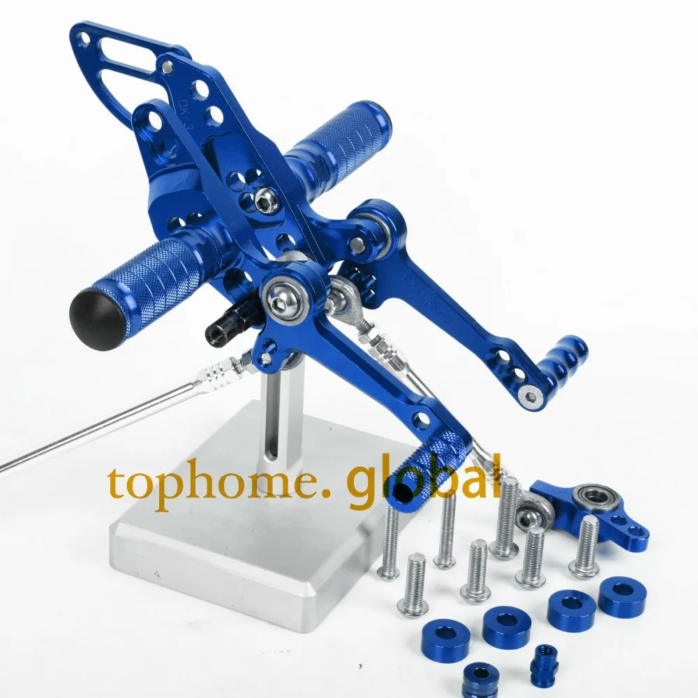 ЧПУ подножки для ДУКАТИ СТРИТФАЙТЕР 848 1100 синий задний комплект Rearset Подножек ЧПУ подножки для ДУКАТИ СТРИТФАЙТЕР 848 1100 синий задний комплект Rearset Подножек