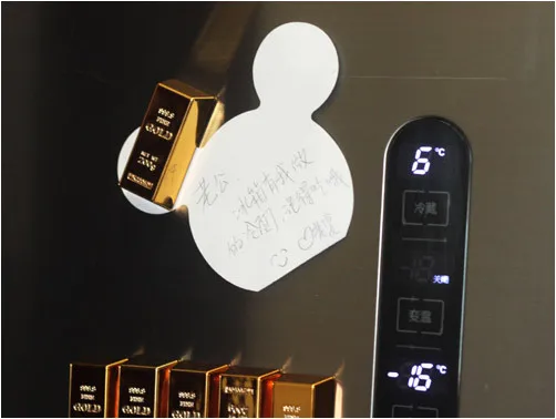 Пластиковые Имитация золотых слитков БРИК железные магниты на холодильник(набор из шести