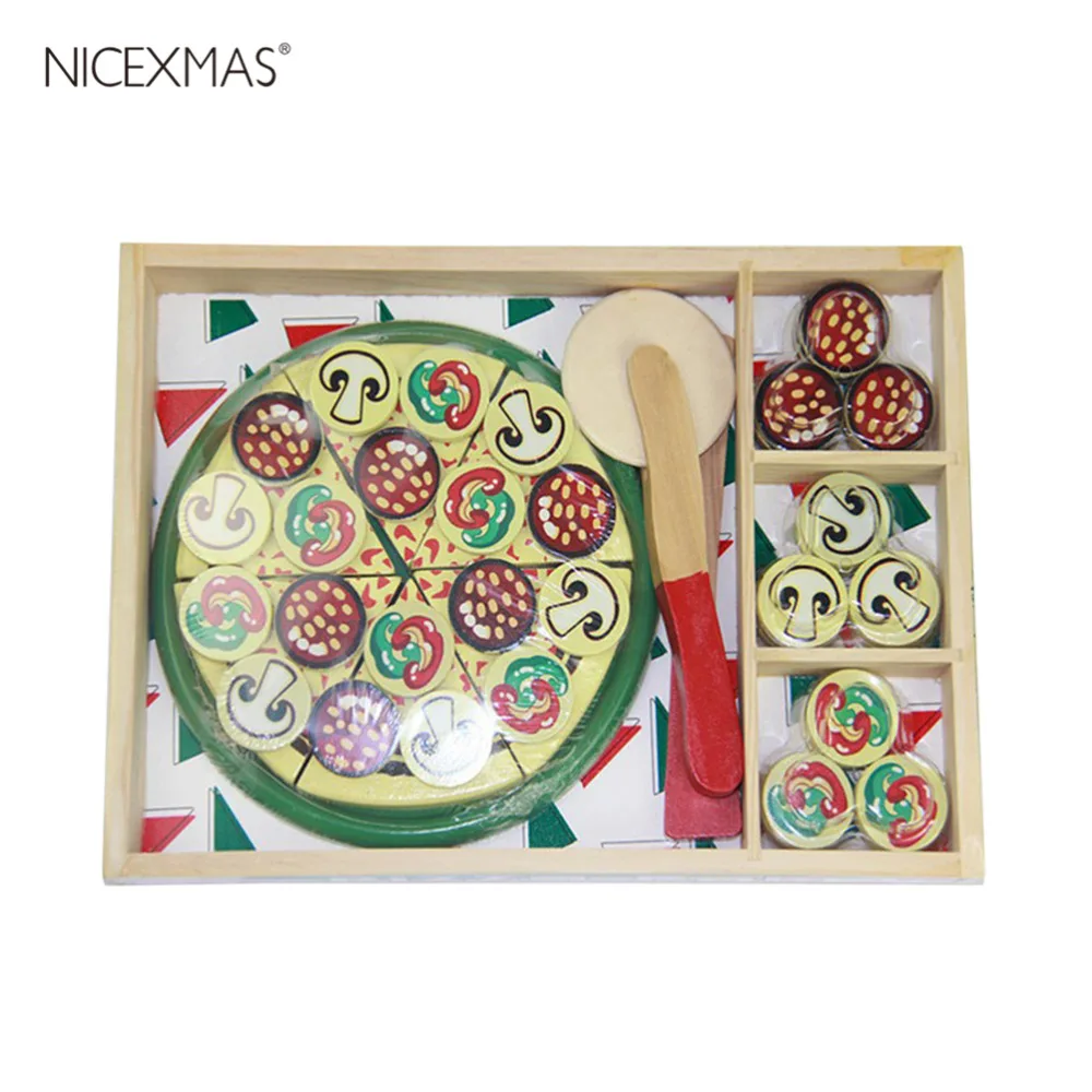 

1 pc Pizza Cloth Novelty Funny Pretend Play Educational Cutting Toy Accessory Photo Prop for Festival Carnival