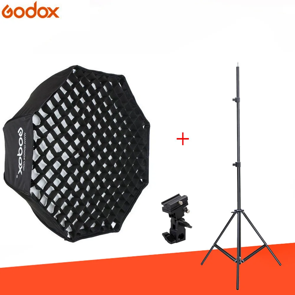 Godox 80 см/95 см/120 см портативный Зонт восьмиугольный софтбокс вспышка с чехол для