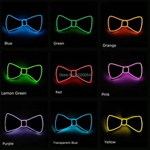 Мигающий светодиодный светильник-бабочка, светящийся галстук-бабочка, галстук-бабочка для танцев, DJ, сексуальные Клубные костюмы, аксессуары