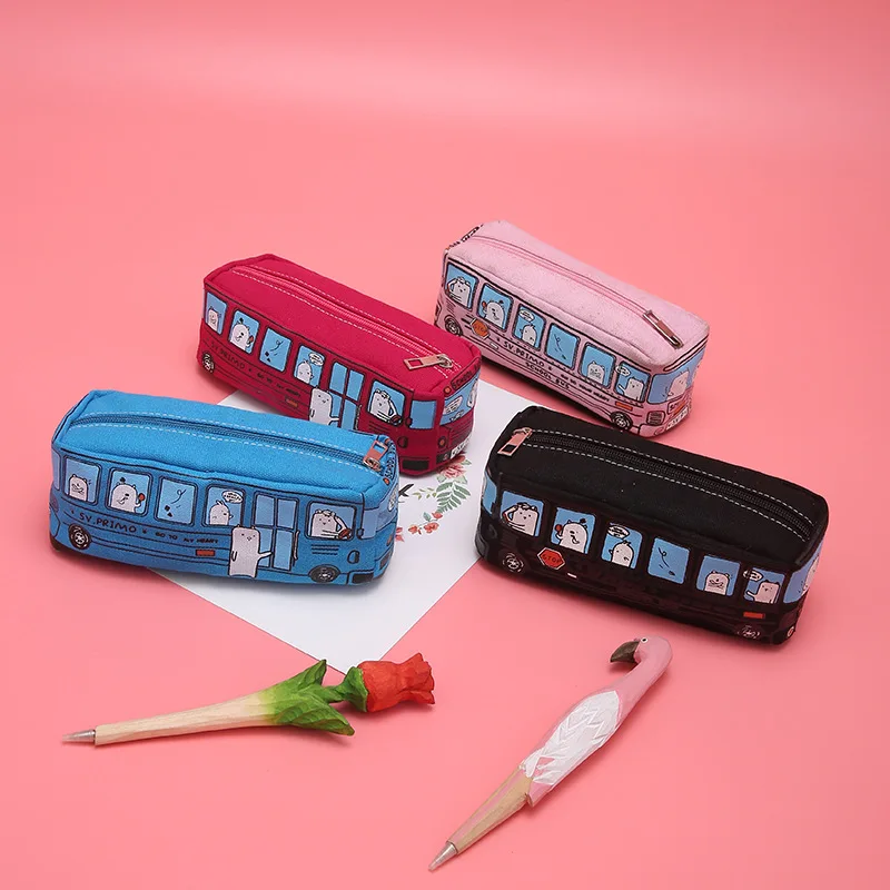 

Fashion Cartoon Car Printing Lovely Women Cosmetic Bags Cases 2019 New Arrival Female Casual Zipper Cute PU Leather Bags