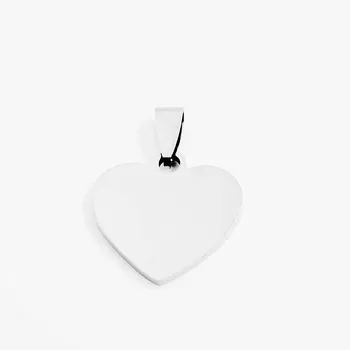 

23mm*23mm 4Colors Stainless Steel Love Heart Pendant High Polished Fashoin Jewelry