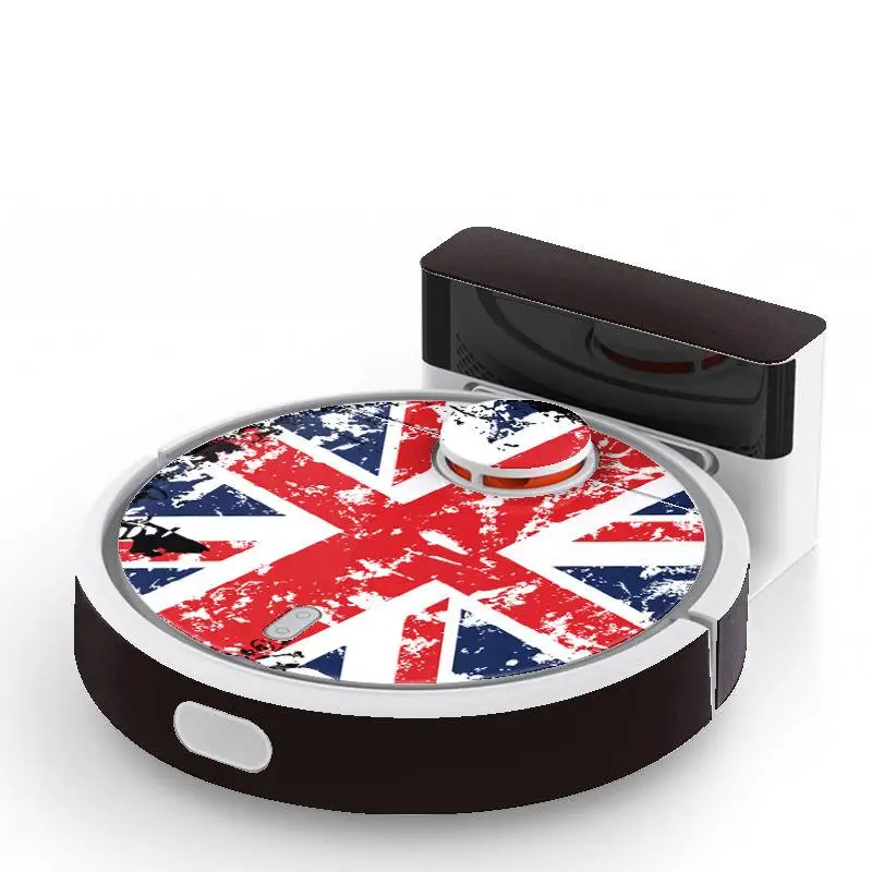 

1 Piece Flag Style Cute Sticker Suitable for xiaomi MI Robotic Vacuum Cleaner Cute Sticker Protective Film vacuum cleaner parts