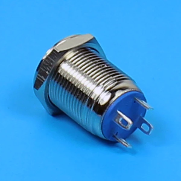 GQ12H 10E/J 12 мм LED 1NO самосброс металла Водонепроницаемая кнопка|button switch|switch switchbutton
