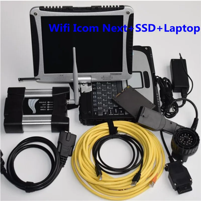 

Wifi Icom Next Newest Generation than A2 B C for BMW Vehicle Fault Diagnostic Tool and Unit with 480GB SSD+CF19 laptop 9300 4G