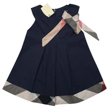 New 2015 baby dress casual font b kids b font clothes fashion bow baby clothing summer