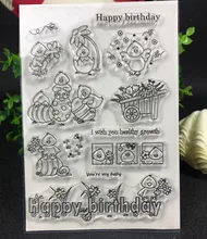 Cute chicken Transparent Clear Silicone Stamp/Seal for DIY scrapbooking/photo album Decorative clear stamp