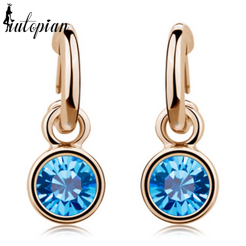 

Iutopian Elegant Drop Earrings Made With Austrian Crystal Stellux Jewlery Top Quality 1#RA20329