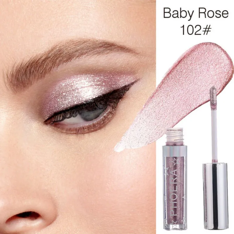 Тени для век вечеринок водостойкие блестящие жидкие тени женщин|party eye makeup|liquid