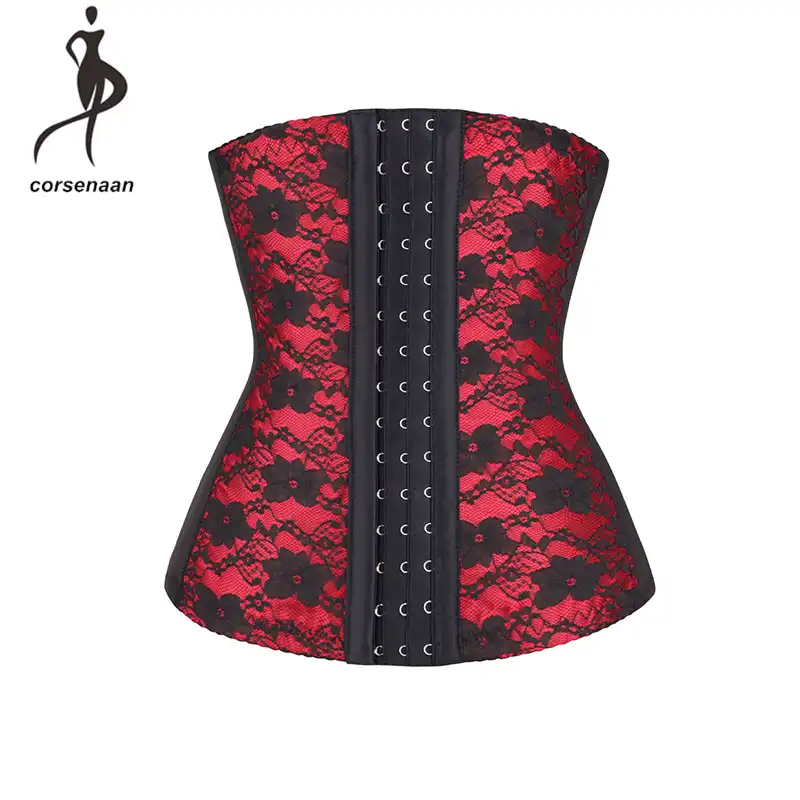 pink and black waist trainer