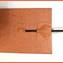 200X200 мм, 400 Вт 110 В, NTC 100 к, силиконовый нагреватель 3d принтер нагревание oir тепло пользовательский дизайн размер инструменты электрическая нагревательная пластина пленка