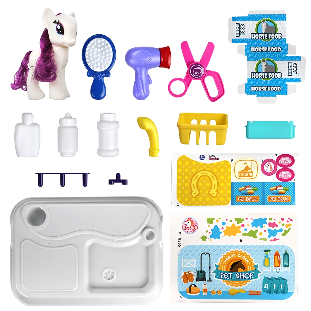 Детские миниатюрные пластиковые игрушки для ролевых игр мини инструменты ванной
