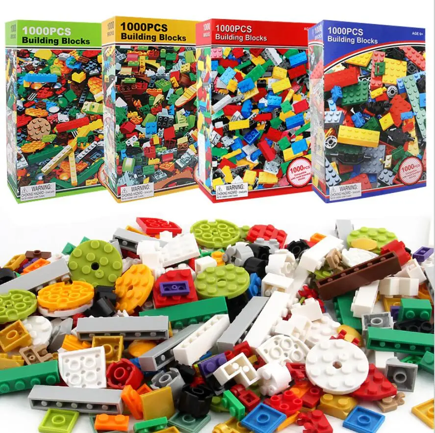 1000pcs Bricks DIY Designer Creative Classic Brick Building Blocks Kit