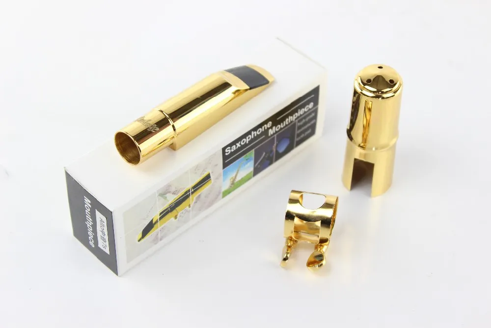 

New High quality Dukoff Soprano Alto Tenor saxophone metal Mouthpiece Gold and silver shipping