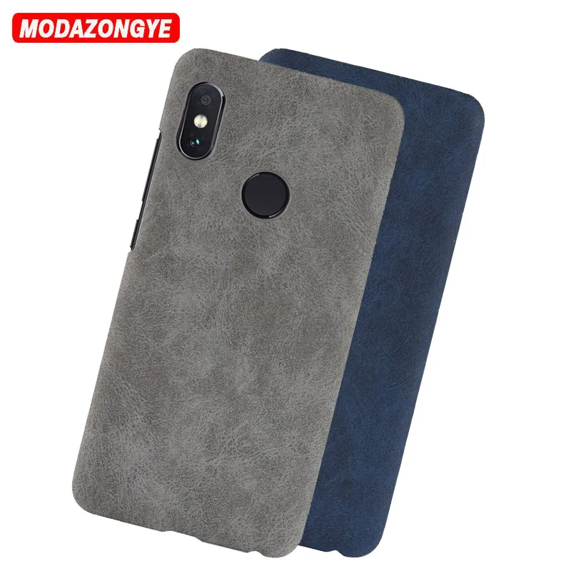 For Xiaomi Redmi S2 Case Hard PU Leather Phone Global Version RedmiS2 S 2 Back Cover |