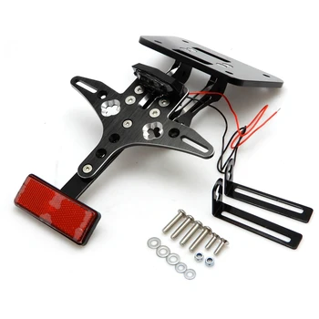 

CNC Adjustable License Number Plate Holder Frame License Plate Holder LED Light For Yamaha MT09 MT-09 FZ09 FZ-09 FZ9 2013-2017