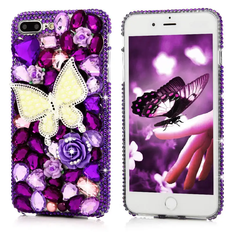 YOKIRIN со стразами чехол для iPhone 7/7 Plus 3D ручной блеск diamond bling кристалла трудный