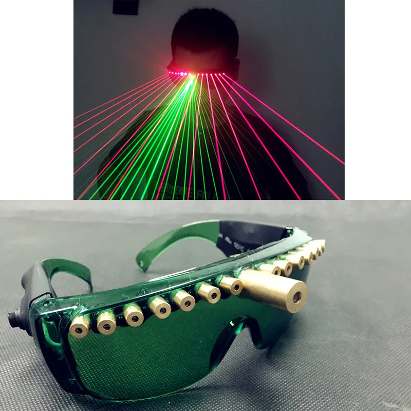 650nm Red 532nm Green Laser Glasses Nerformers Party Dancing
