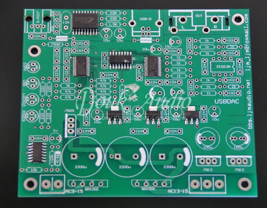 CS4398 DAC аудио декодер с USB оптическая плата 24 бит/192 K DIY KIT