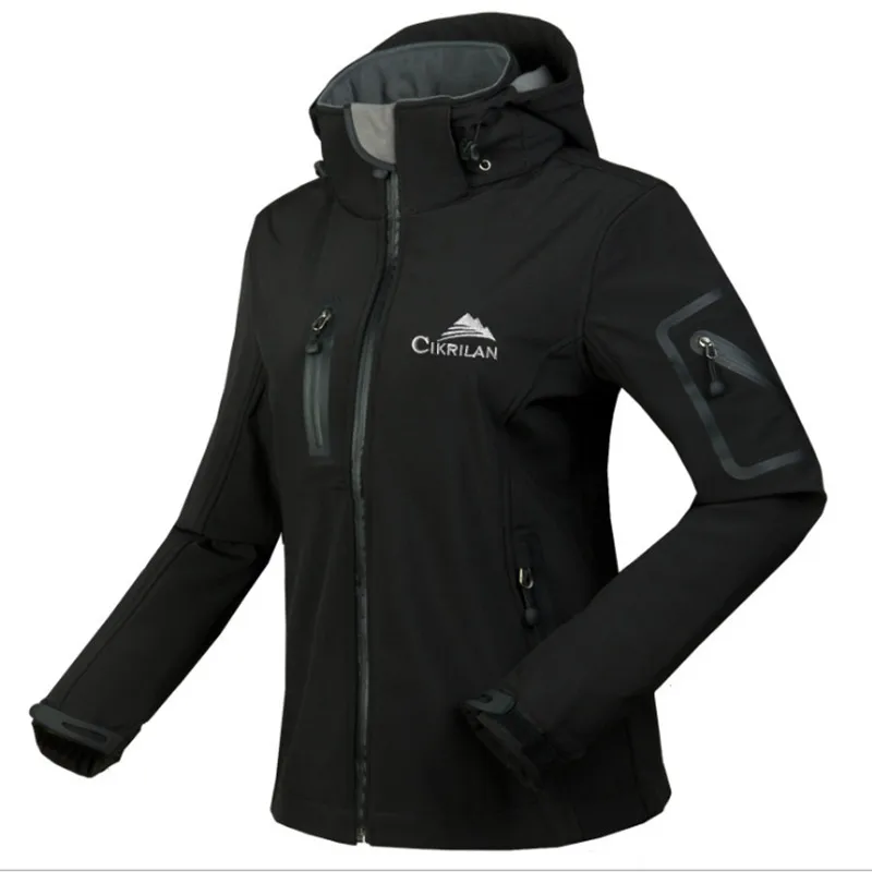 Soft shell jacket, genuine outdoor clothing, jackets women, hooded