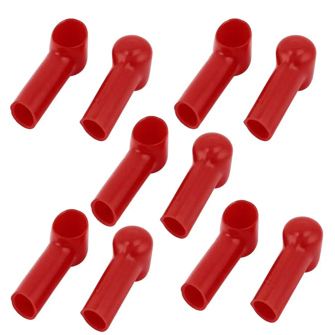 uxcell 10Pcs PVC Battery Terminal Insulating Protector Covers Red 14mmx10mm | Автомобили и мотоциклы