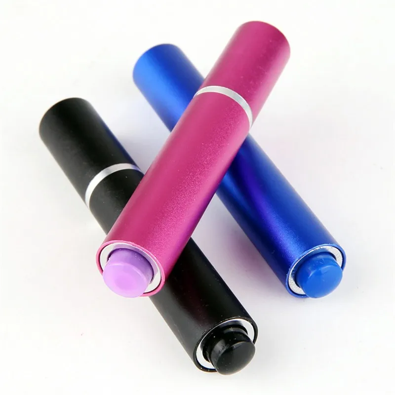 

ISHOWTIENDAPocket Mini LED Flashlight Portable Cosmetic Fluorescence Detection Torch Super Small Lanterna with Battery#y20