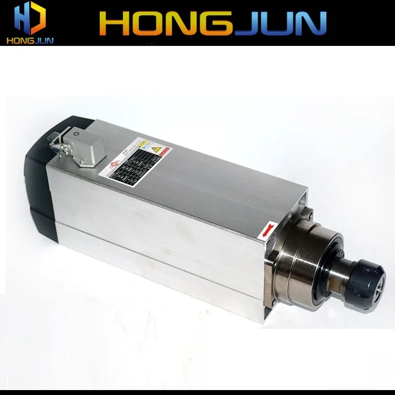 HONGJUN 7.5kw 18000 об/мин квадратный высокоскоростной с воздушным охлаждением Фрезерный