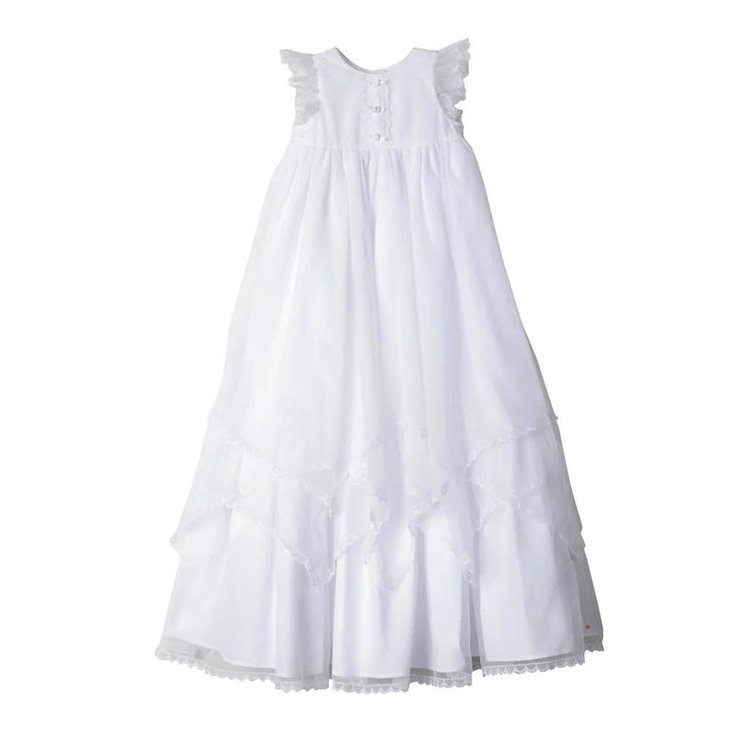 Yatheen/Newborn-9month для маленьких девочек; многослойное платье на крестины; Детские платья для особых случаев