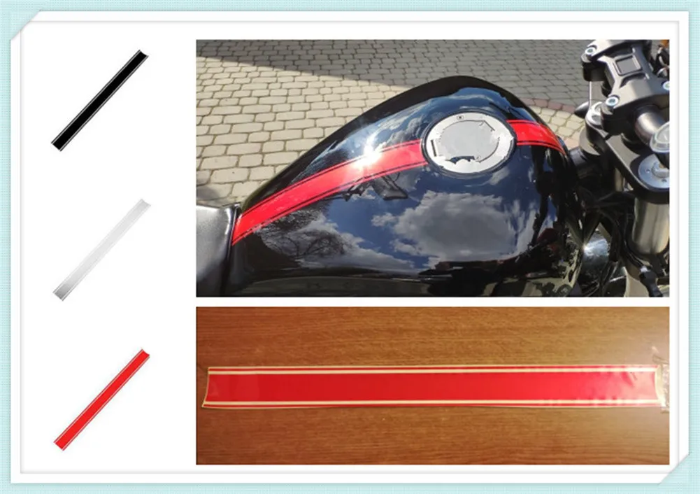 

50cm car motorcycle shape sticker DIY fuel tank cap reflective for KTM Bajaj PulsaR 200 NS 1190 AdventuRe R 1050 RC8 Duke