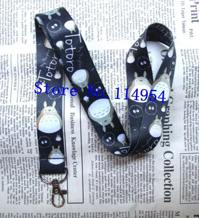 

Free shipping 10 Pcs /Wholesale My Neighbor Totoro Necklace Strap Lanyards Cell Phone PDA Key ID Strap Charms LA-2