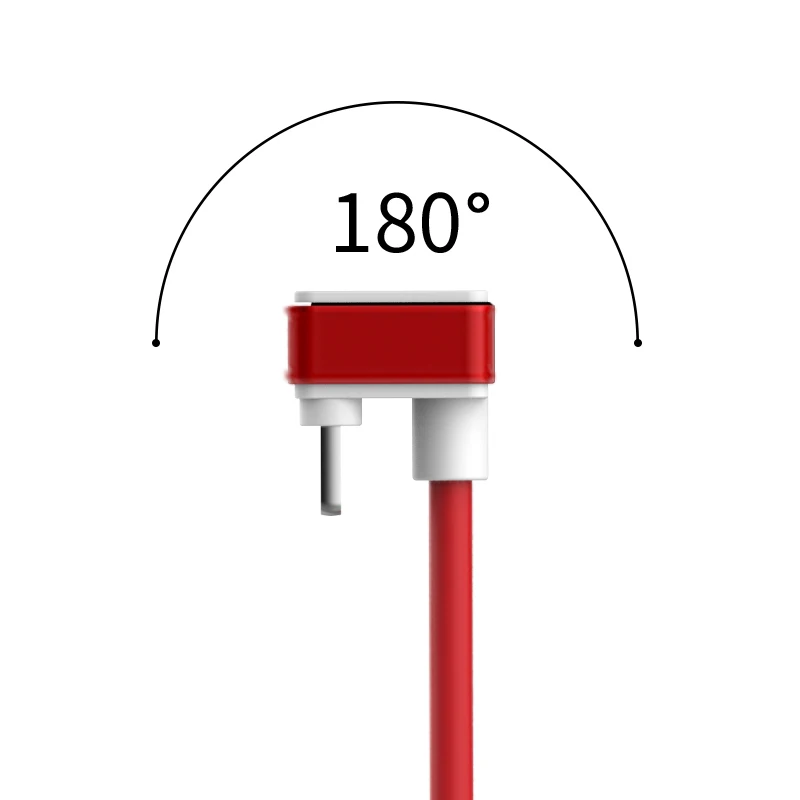 USB2.0 Обычная линия передачи данных для мобильных телефонов USB 2A зарядный кабель передачи данных 1 м 180 градусов локоть для iPhone