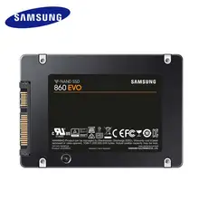 Samsung 1 ТБ ssd HDD 2," 250 ГБ 500 2 ТБ 4 ТБ Sata HDD intel V-NAND 860 EVO флэш-память твердотельный накопитель портативных жесткого диска