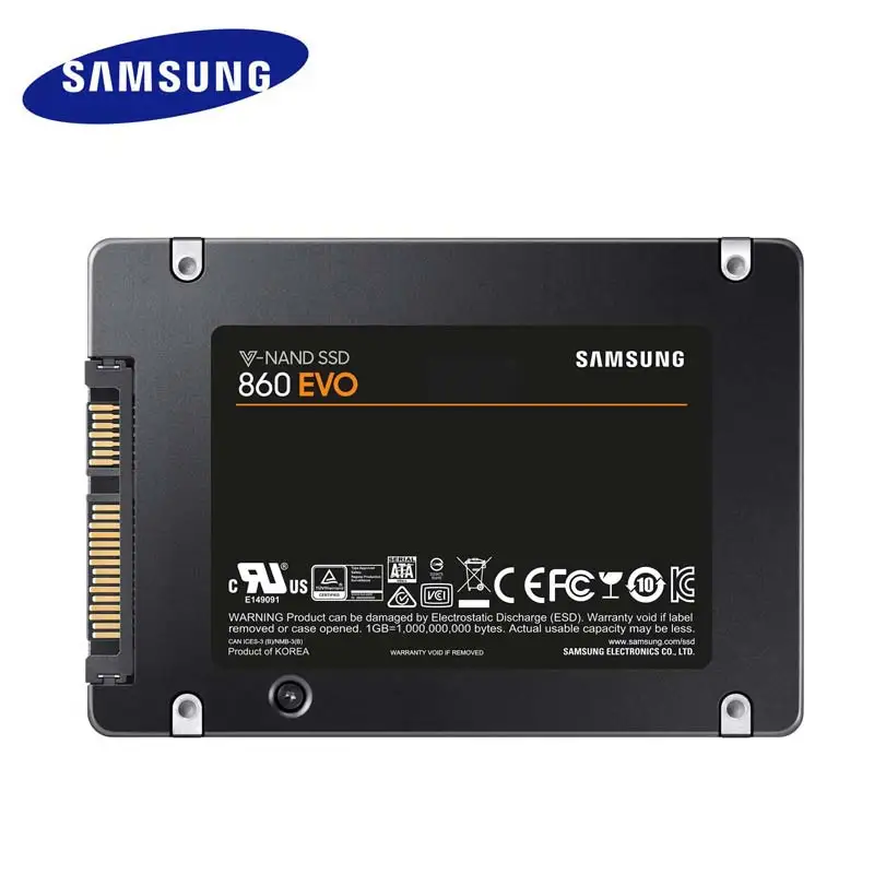 Samsung 1 ТБ ssd внутренний HDD 2 5 &quot250 gb 500gb 4 Sata intel V NAND 860 EVO флэш память твердотельный