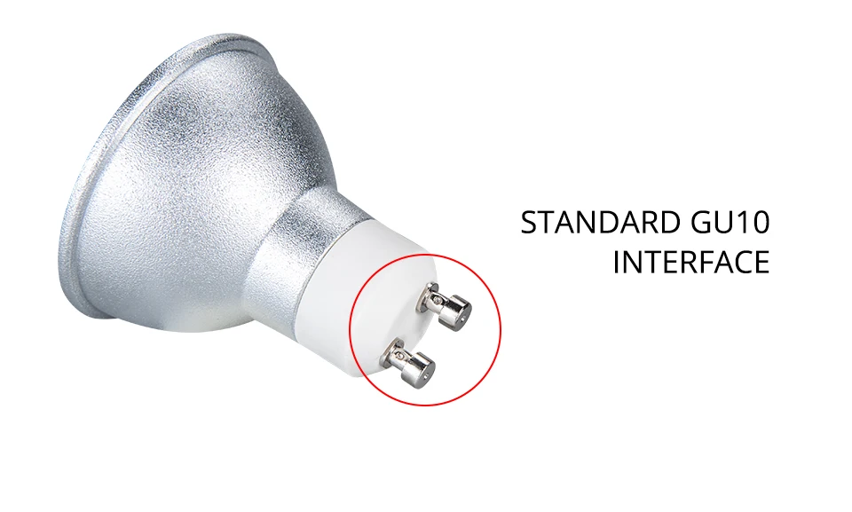 7W GU10 LED Lamp Light Bulbs 110V 128 LEDs GU10 3 Color Temperatures Aluminum Spotlight Bombillas LED Ampoule (10)