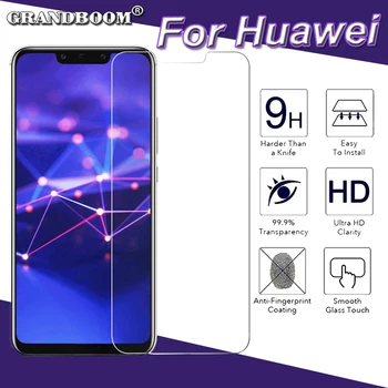 

100pcs 2.5D Tempered Glass Guard For Huawei Y9 Y7 Pro Prime P Smart Plus 2019 Enjoy 9 9E 9S Screen Protector Guard Shield Film