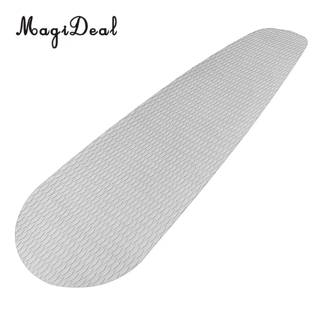 1 Piece Anti-slip EVA Surfing Surfboard Traction Anti-Slip Pad Deck Grip Tail Pad Gray/Blue Water Sports for Skimboard Bodyboard
