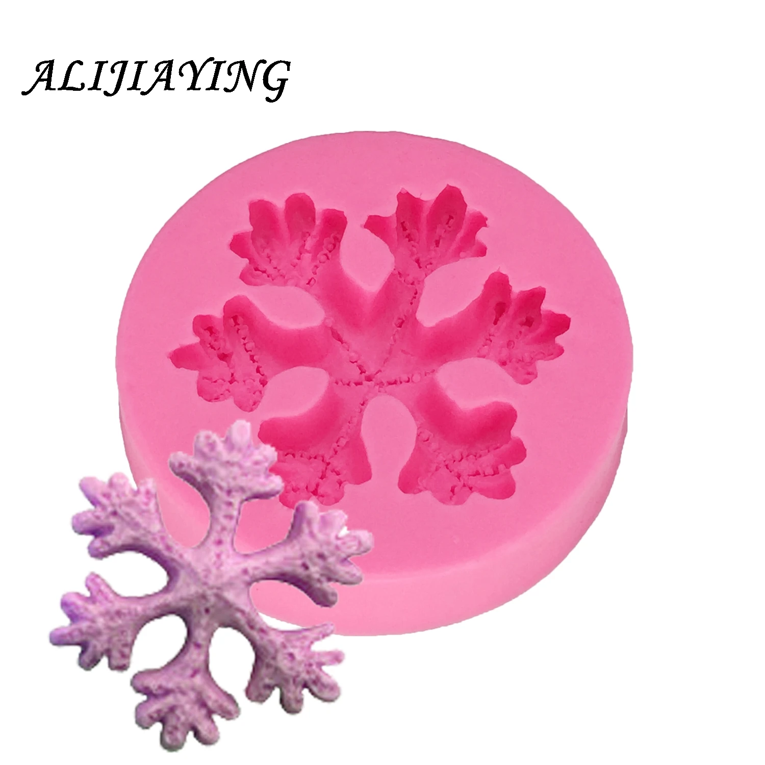 

1Pcs DIY Christmas snowflake Silicone Mold Fondant Cake Decorating Tools dessert modelling Sugarpaste Craft Bakeware D0693