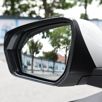 

For Chevrolet Equinox 2017 2018 accessories Car styling ABS Plastic Chrome Car rearview mirror block rain eyebrow Cover Trim