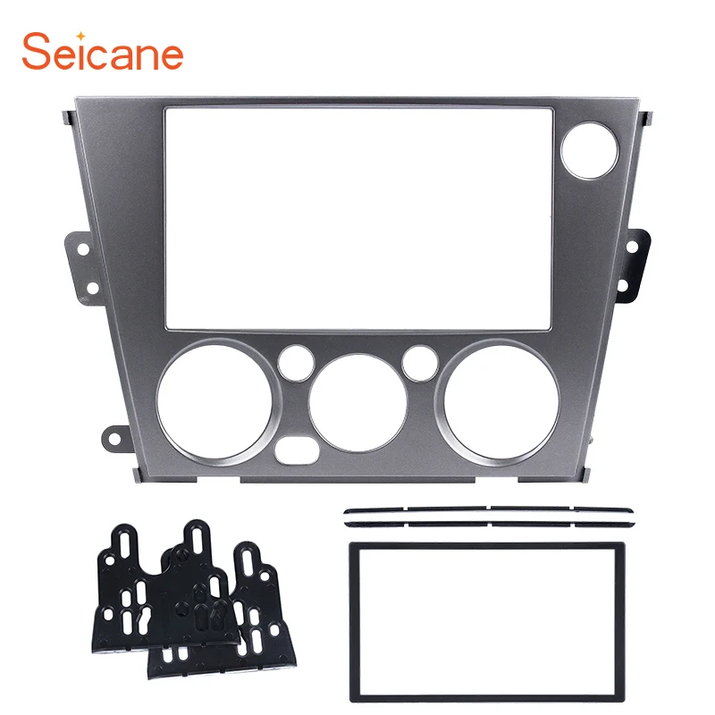 Seicane Установка отделка комплект 2Din OEM стерео пластина фасции рамки для Subaru Legacy/Outback левая рука черный