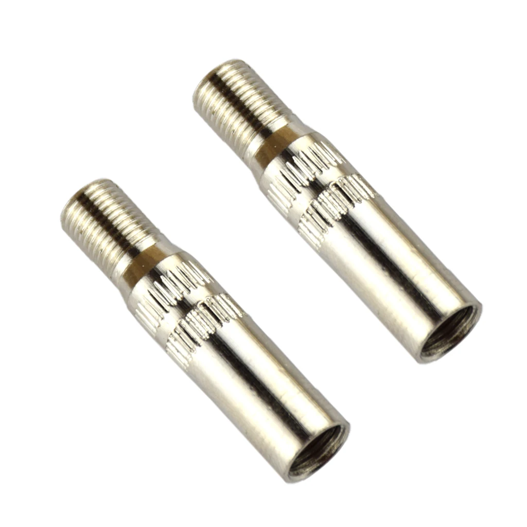 2 Pieces Car Vehicle Bike Motorcycle Copper Tire Tyre Valve Extension Cap 39mm
