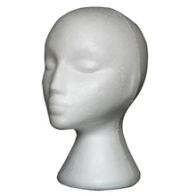 1pcs Styrofoam Model Heads Hat Wig DIsplay Foam Mannequin Head 1pcs Styrofoam Model Heads Hat Wig DIsplay Foam Mannequin Head